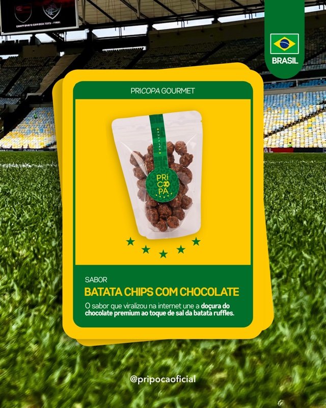 PriCopa Batata Chips com Chocolate